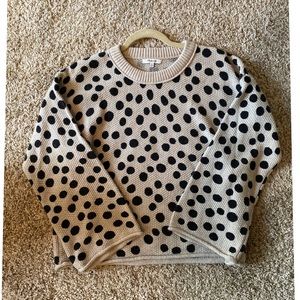 Madewell polka dot sweater